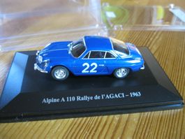 Alpine Renault A110 Rallye de L`AGACI 1963 1:43